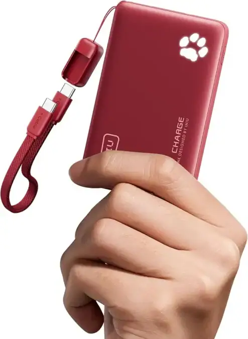 INIU 10000mAh Portable Charger ( red )