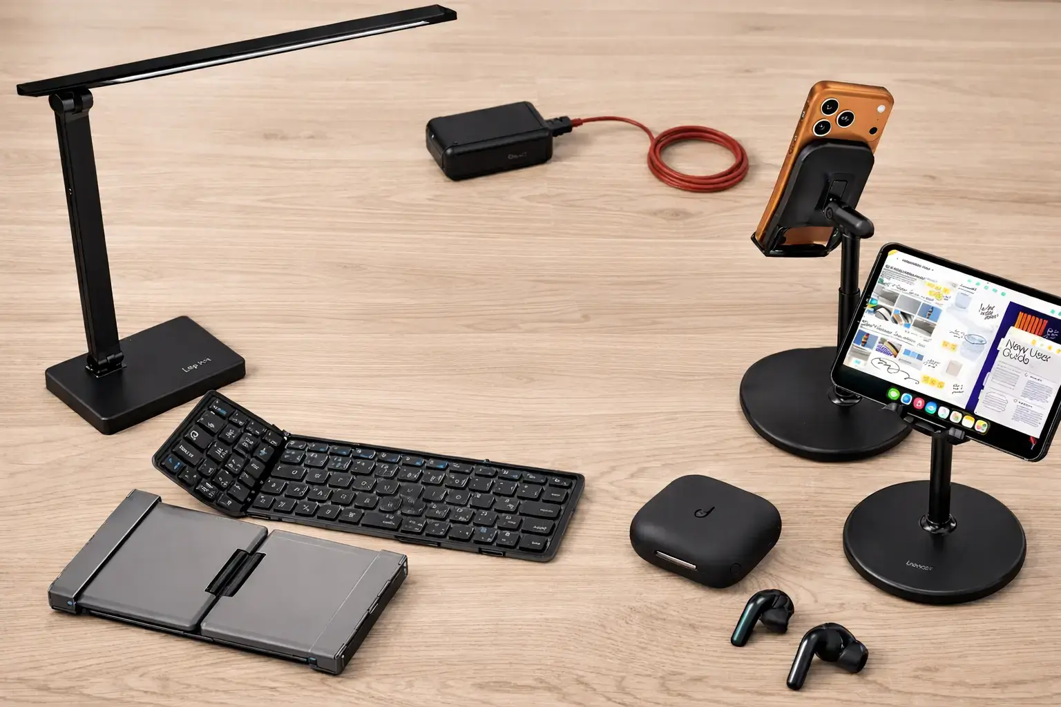 Affordable student gadgets under $50 on study desk