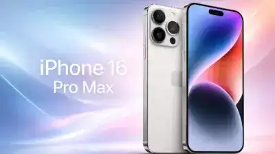 iPhone 16 Pro Max with a large 6.9-inch display and sleek design.