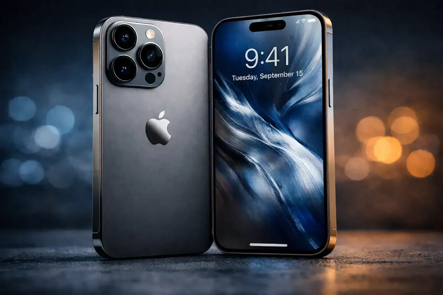 Apple iPhone 16 Pro Max smartphone design and camera system.