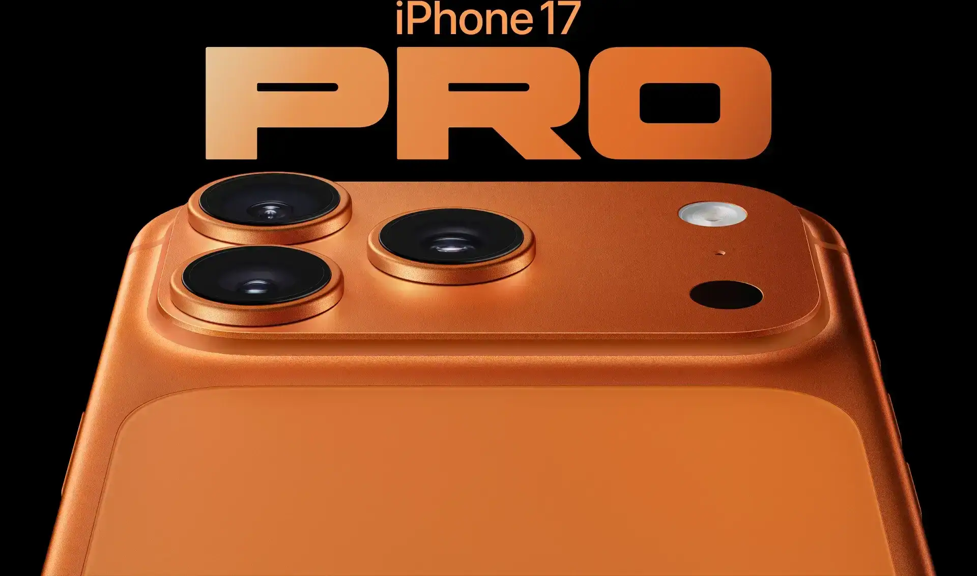 iPhone 17 Pro with triple-lens camera credit: apple